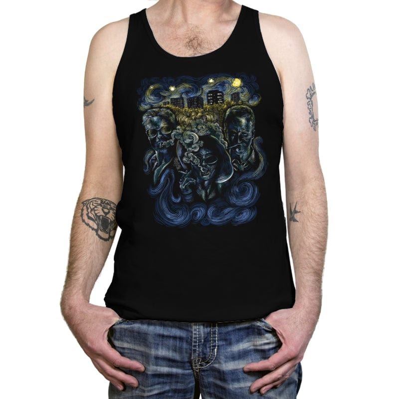 Starry Club - Tanktop Tanktop RIPT Apparel X-Small / Black