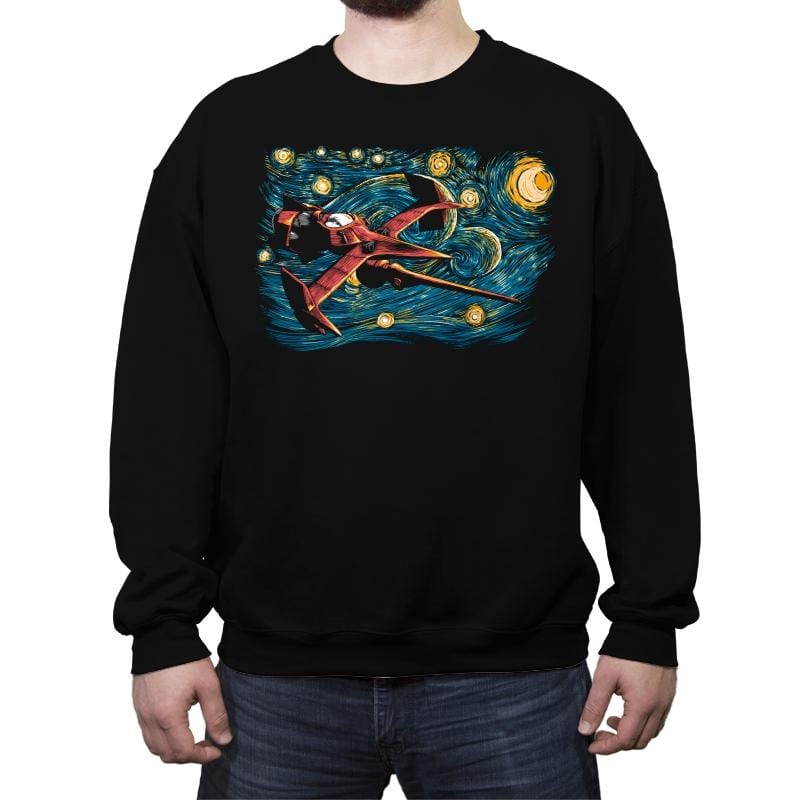 Starry Cowboy - Crew Neck Sweatshirt Crew Neck Sweatshirt RIPT Apparel