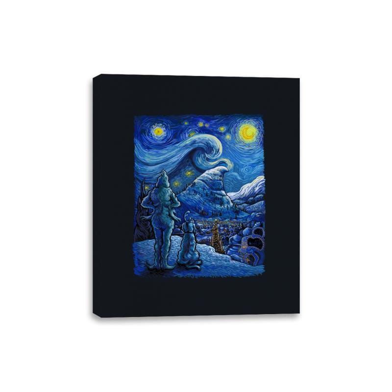 Starry Crumpit - Canvas Wraps Canvas Wraps RIPT Apparel 8x10 / Black