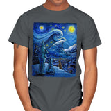 Starry Crumpit - Mens T-Shirts RIPT Apparel Small / Charcoal