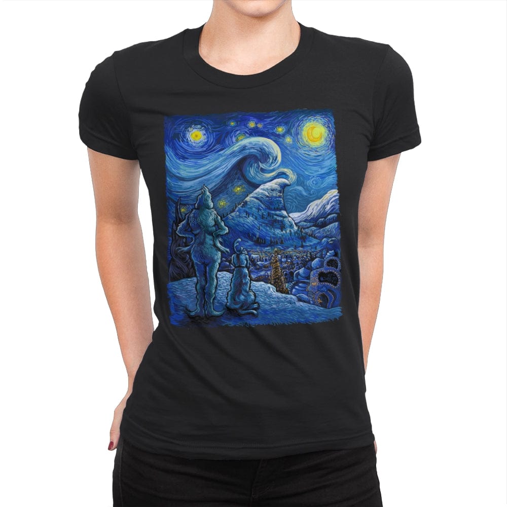 Starry Crumpit - Womens Premium T-Shirts RIPT Apparel Small / Black