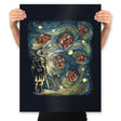Starry Dice - Prints Posters RIPT Apparel 18x24 / Black