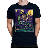 Starry Dragon - Mens Premium T-Shirts RIPT Apparel Small / Midnight Navy