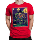 Starry Dragon - Mens Premium T-Shirts RIPT Apparel Small / Red