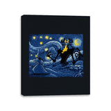 Starry Duel - Canvas Wraps Canvas Wraps RIPT Apparel 11x14 / Black