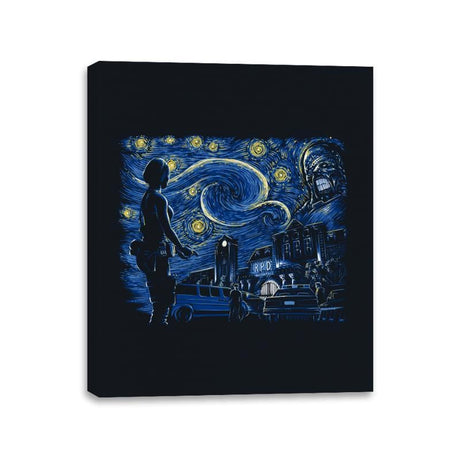 Starry Evil - Canvas Wraps Canvas Wraps RIPT Apparel 11x14 / Black