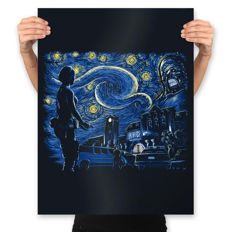 Starry Evil - Prints Posters RIPT Apparel 18x24 / Black