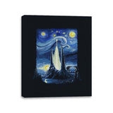 Starry Fantasia - Canvas Wraps Canvas Wraps RIPT Apparel 11x14 / Black