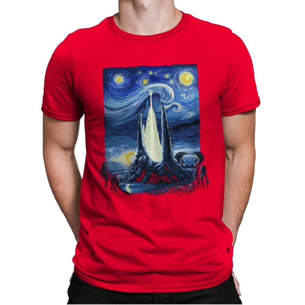 Starry Fantasia - Mens Premium T-Shirts RIPT Apparel Small / Red