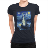 Starry Fantasia - Womens Premium T-Shirts RIPT Apparel Small / Midnight Navy