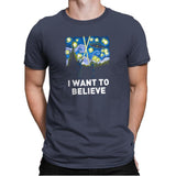 Starry Files Exclusive - Mens Premium T-Shirts RIPT Apparel Small / Indigo