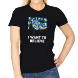 Starry Files Exclusive - Womens T-Shirts RIPT Apparel Small / Black