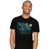 Starry Gallifrey - Mens T-Shirts RIPT Apparel Small / Black