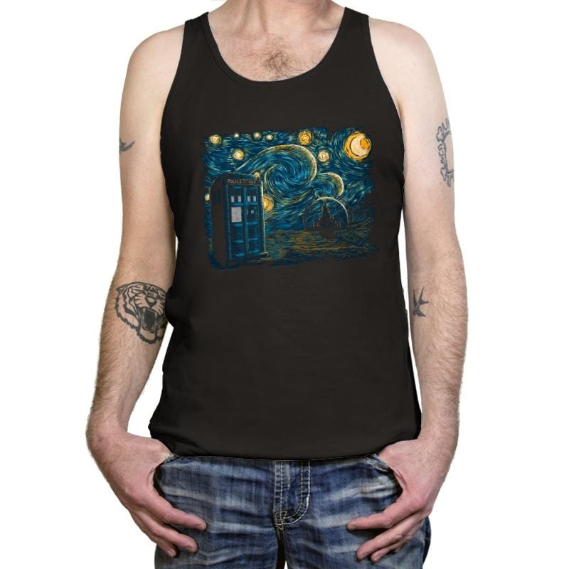 Starry Gallifrey - Tanktop Tanktop RIPT Apparel