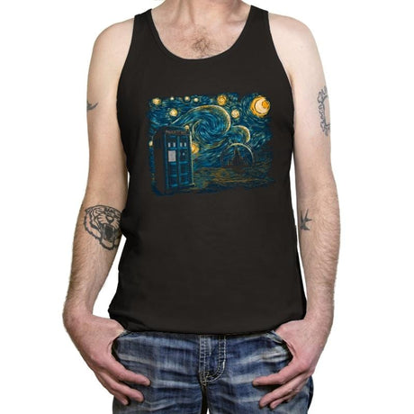 Starry Gallifrey - Tanktop Tanktop RIPT Apparel