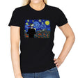 Starry Great Pumpkin Night - Womens T-Shirts RIPT Apparel Small / Black