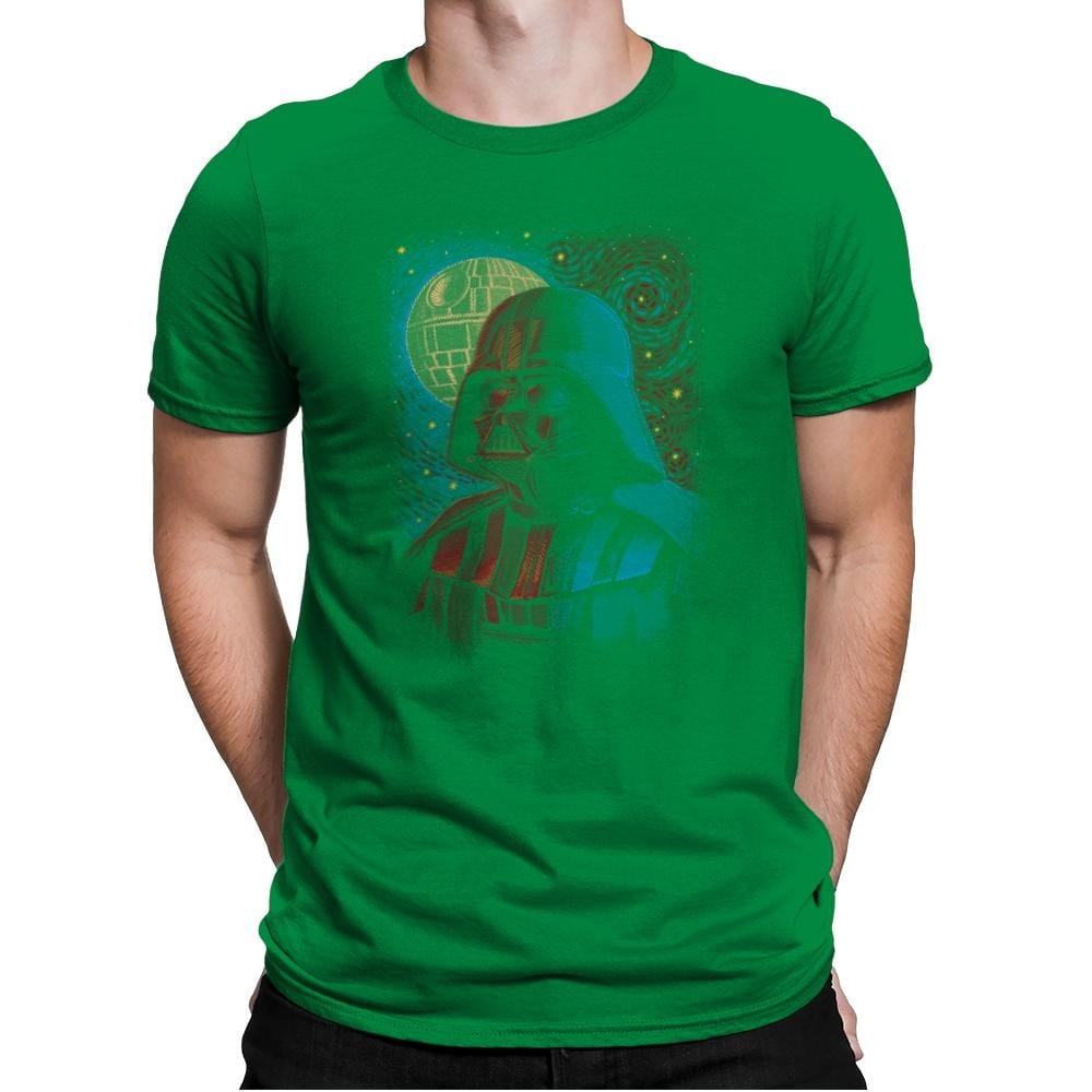 Starry Lord - Pop Impressionism - Mens Premium T-Shirts RIPT Apparel Small / Kelly Green