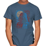 Starry Lord - Pop Impressionism - Mens T-Shirts RIPT Apparel Small / Indigo Blue
