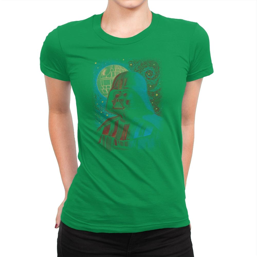 Starry Lord - Pop Impressionism - Womens Premium T-Shirts RIPT Apparel Small / Kelly Green