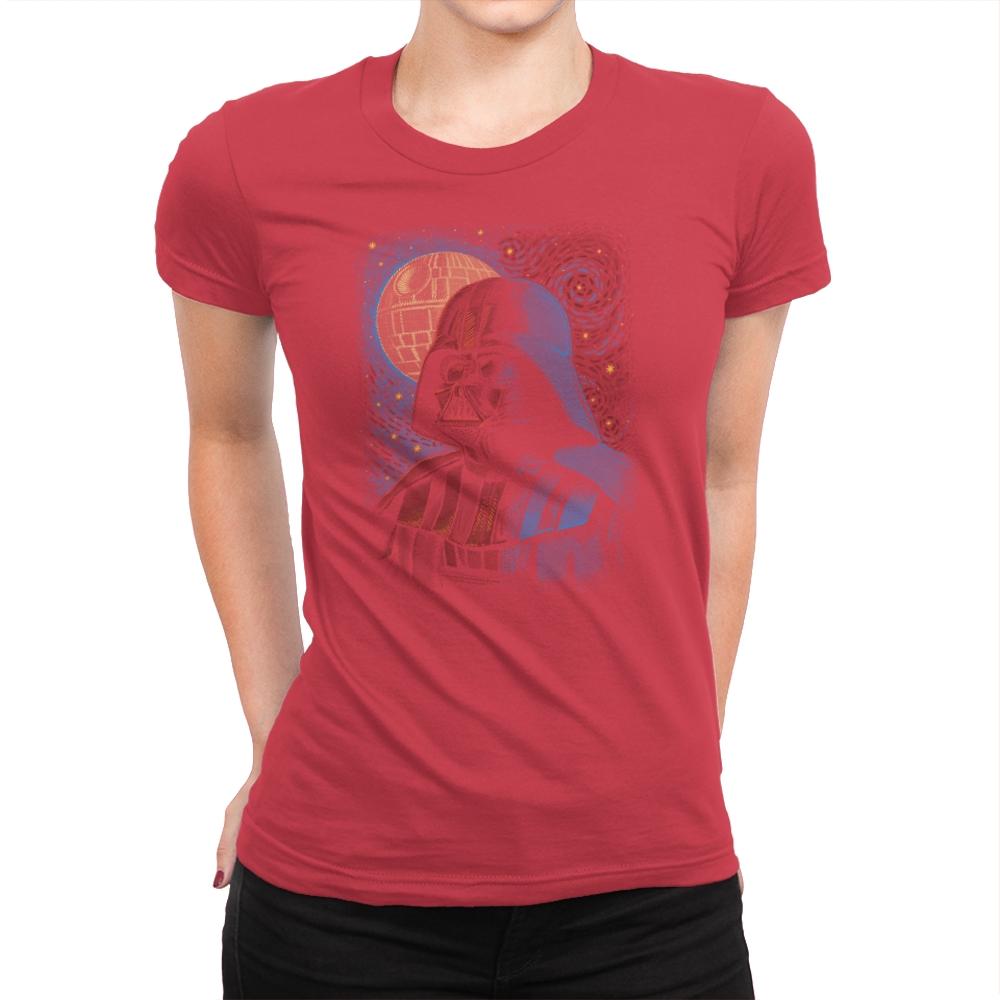 Starry Lord - Pop Impressionism - Womens Premium T-Shirts RIPT Apparel Small / Red