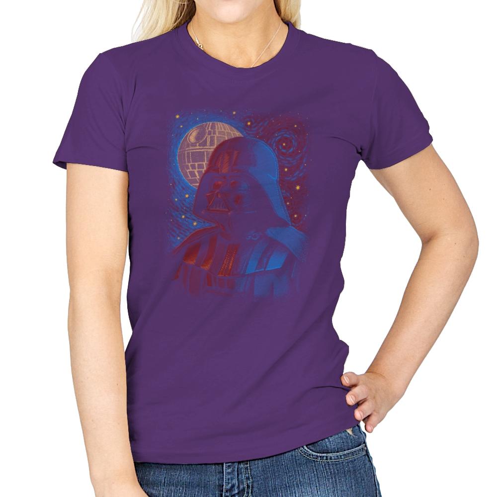 Starry Lord - Pop Impressionism - Womens T-Shirts RIPT Apparel Small / Purple