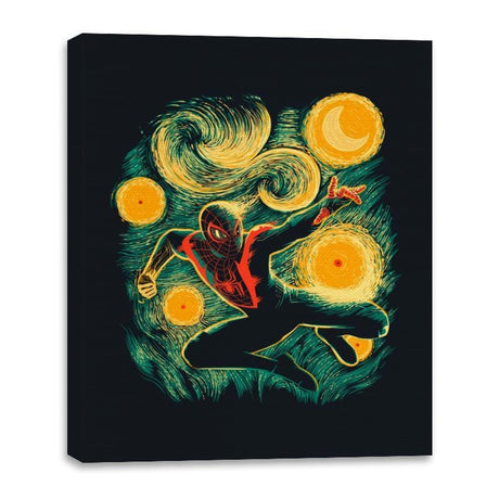 Starry Miles - Canvas Wraps Canvas Wraps RIPT Apparel 16x20 / Black