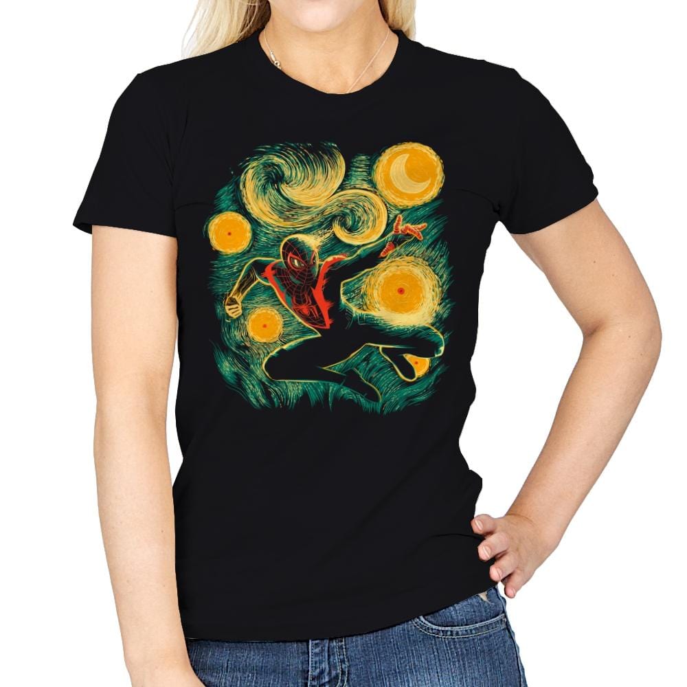 Starry Miles - Womens T-Shirts RIPT Apparel Small / Black