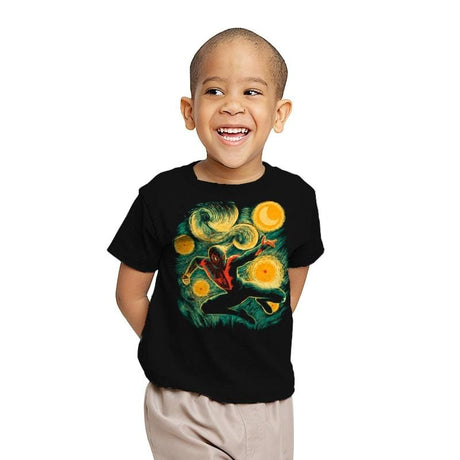 Starry Miles - Youth T-Shirts RIPT Apparel X-small / Black