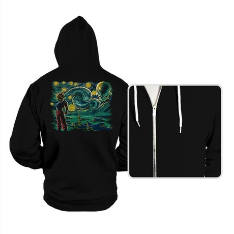Starry Namek - Hoodies Hoodies RIPT Apparel