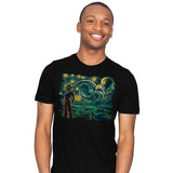 Starry Namek - Mens T-Shirts RIPT Apparel Small / Black