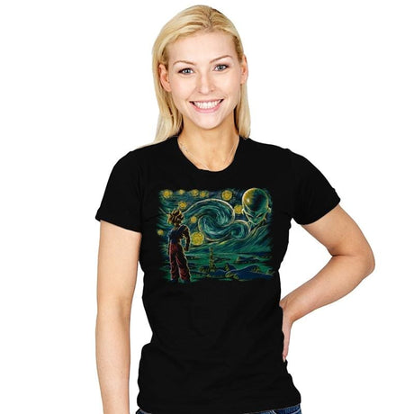 Starry Namek - Womens T-Shirts RIPT Apparel