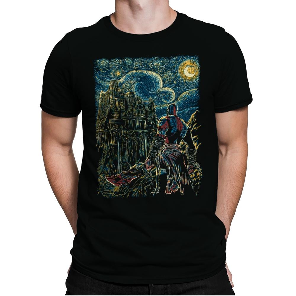 Starry Olympus - Mens Premium T-Shirts RIPT Apparel Small / Black