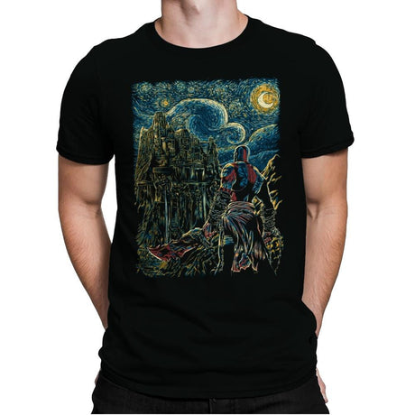 Starry Olympus - Mens Premium T-Shirts RIPT Apparel Small / Black