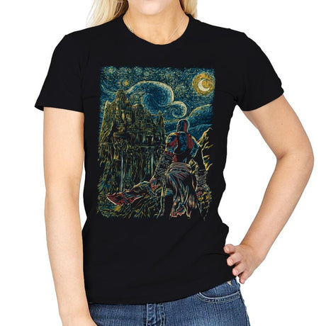 Starry Olympus - Womens T-Shirts RIPT Apparel Small / Black