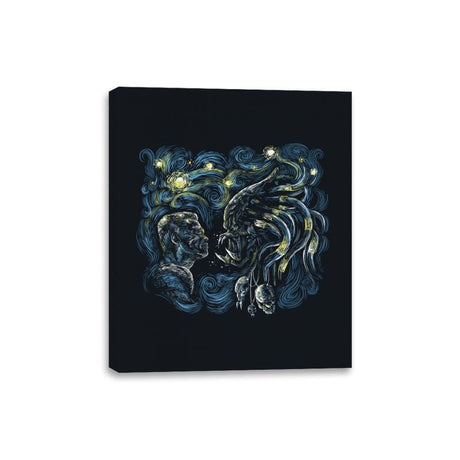 Starry Predator - Canvas Wraps Canvas Wraps RIPT Apparel 8x10 / Black
