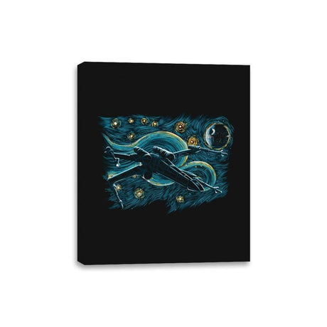 Starry Rebel - Canvas Wraps Canvas Wraps RIPT Apparel 8x10 / Black