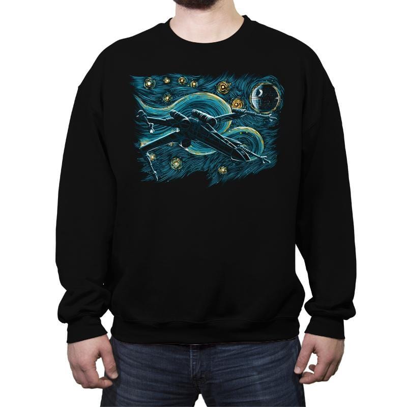 Starry Rebel - Crew Neck Sweatshirt Crew Neck Sweatshirt RIPT Apparel