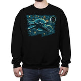Starry Rebel - Crew Neck Sweatshirt Crew Neck Sweatshirt RIPT Apparel Small / Black