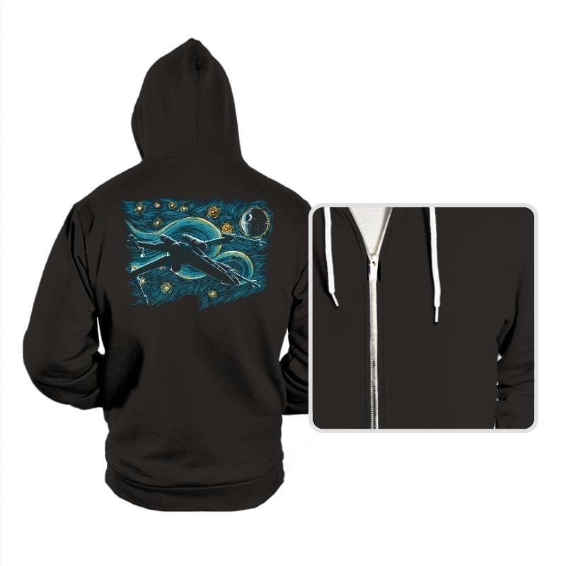 Starry Rebel - Hoodies Hoodies RIPT Apparel Small / Black