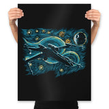 Starry Rebel - Prints Posters RIPT Apparel 18x24 / Black