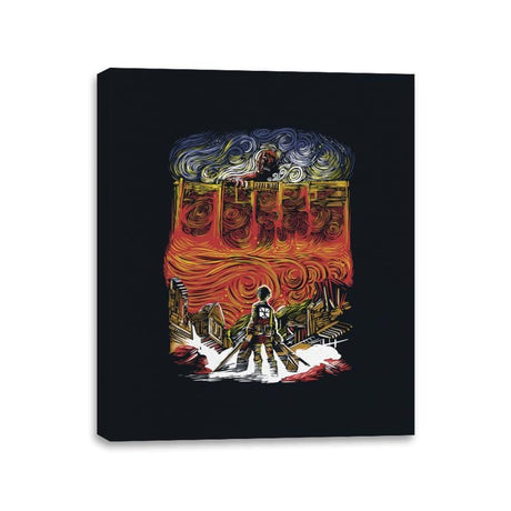 Starry Titan - Canvas Wraps Canvas Wraps RIPT Apparel 11x14 / Black