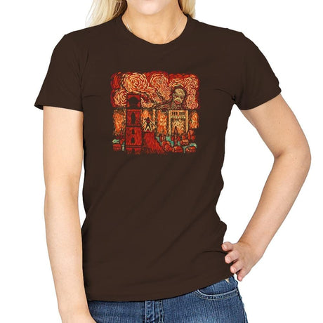 Starry Titan Exclusive - Womens T-Shirts RIPT Apparel Small / Dark Chocolate