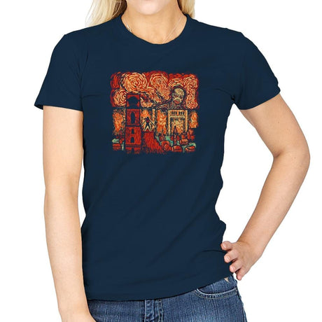 Starry Titan Exclusive - Womens T-Shirts RIPT Apparel Small / Navy