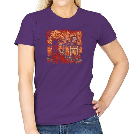 Starry Titan Exclusive - Womens T-Shirts RIPT Apparel Small / Purple