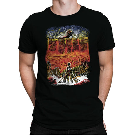 Starry Titan - Mens Premium T-Shirts RIPT Apparel Small / Black