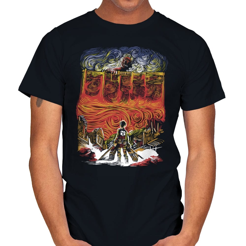 Starry Titan - Mens T-Shirts RIPT Apparel Small / Black