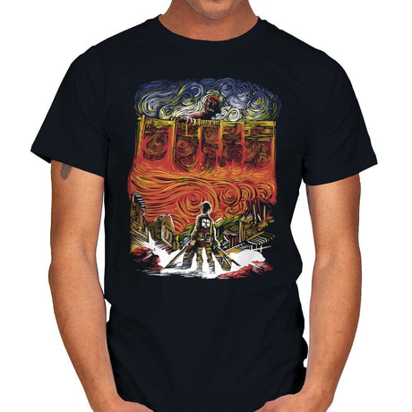 Starry Titan - Mens T-Shirts RIPT Apparel Small / Black