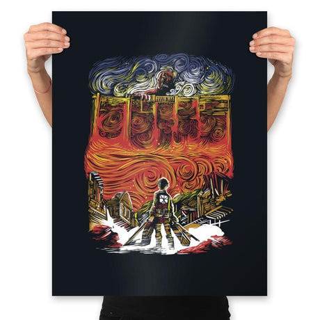 Starry Titan - Prints Posters RIPT Apparel 18x24 / Black