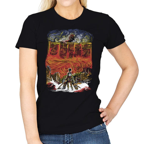 Starry Titan - Womens T-Shirts RIPT Apparel Small / Black