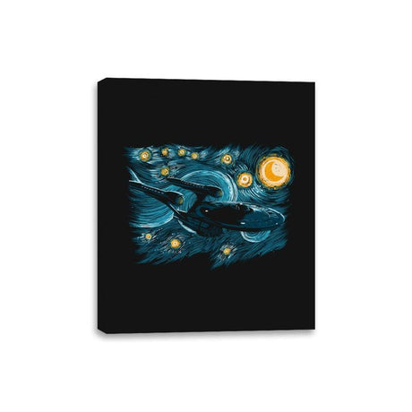 Starry Trek - Canvas Wraps Canvas Wraps RIPT Apparel 8x10 / Black